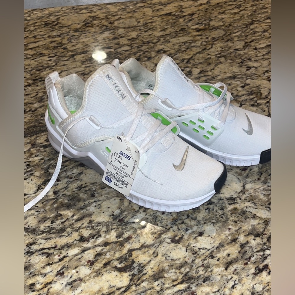 White Nike shoes